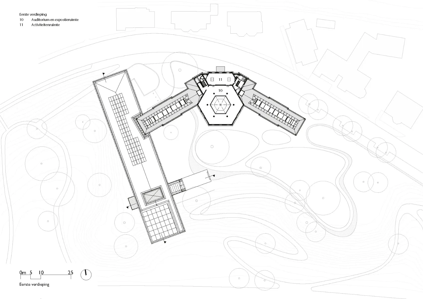 Grundriss OG, Grafik
