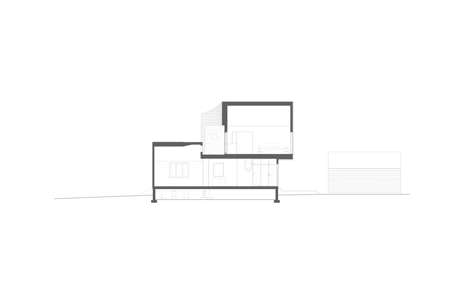 Schnitt West, Grafik