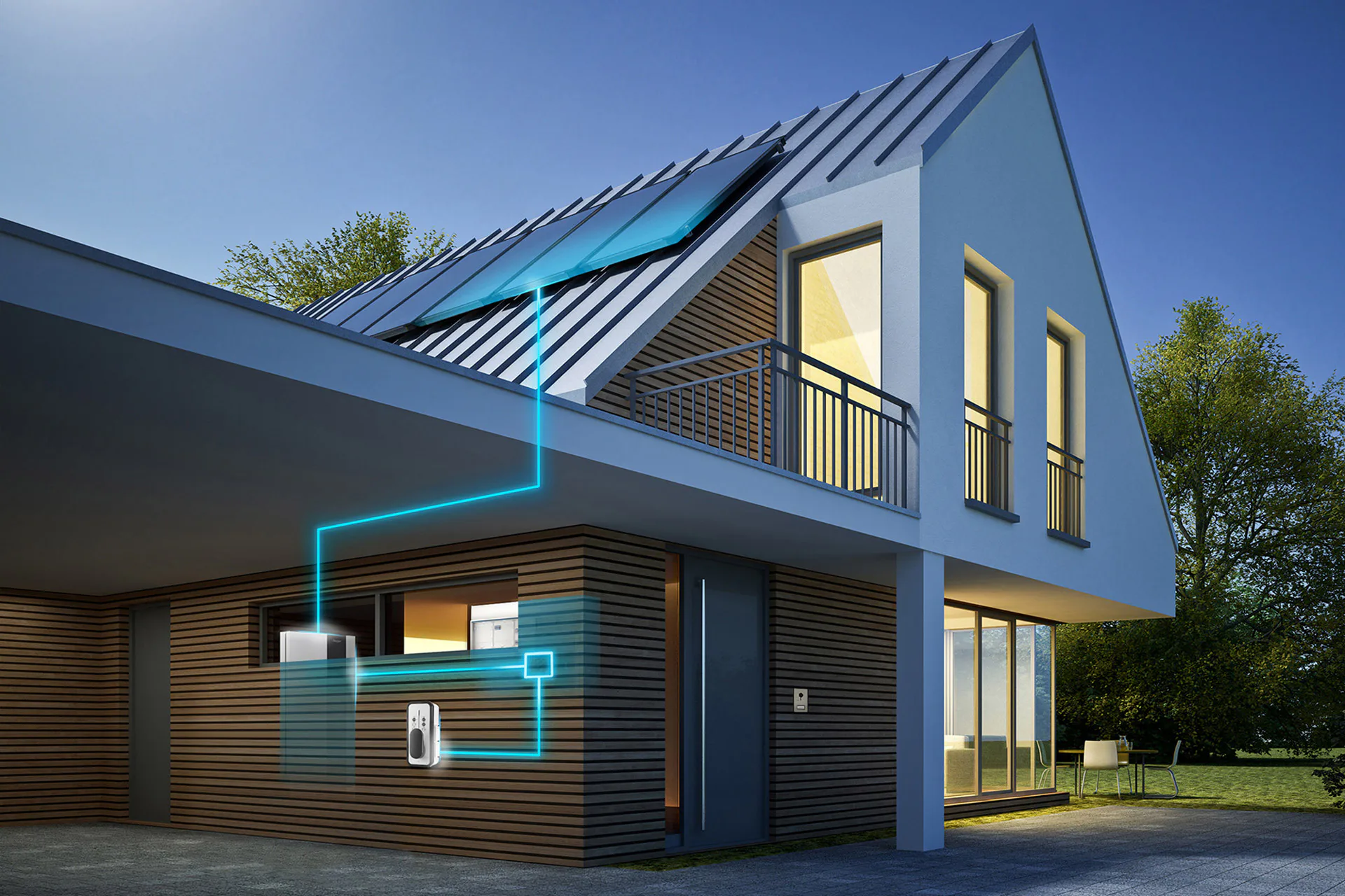 Energiemanagement mit flow von Hager