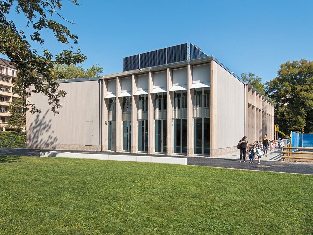 Schulgebäude in Genf