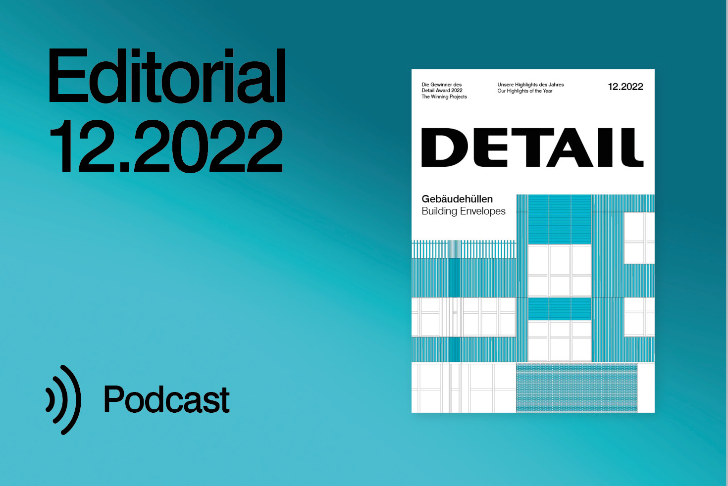 Unterwegs zu einer neuen Architektur - Editorial Detail 12.2022