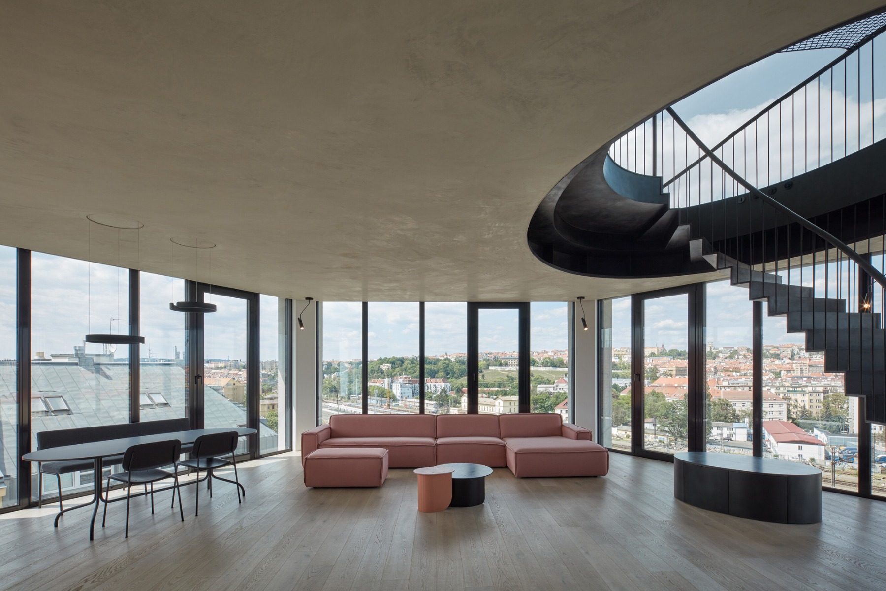 Penthouse in Prag von Petr Janda/Brainwork