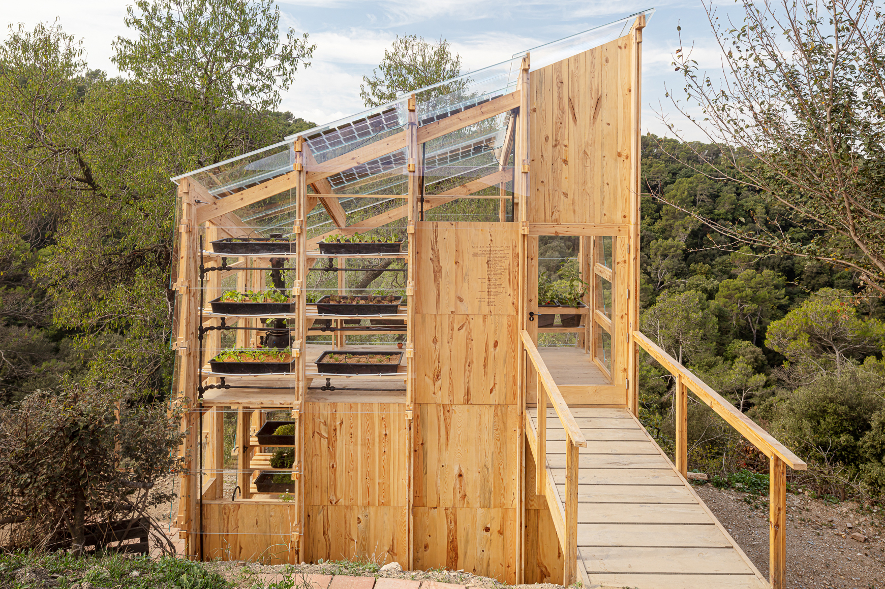 Solar Greenhouse bei Barcelona