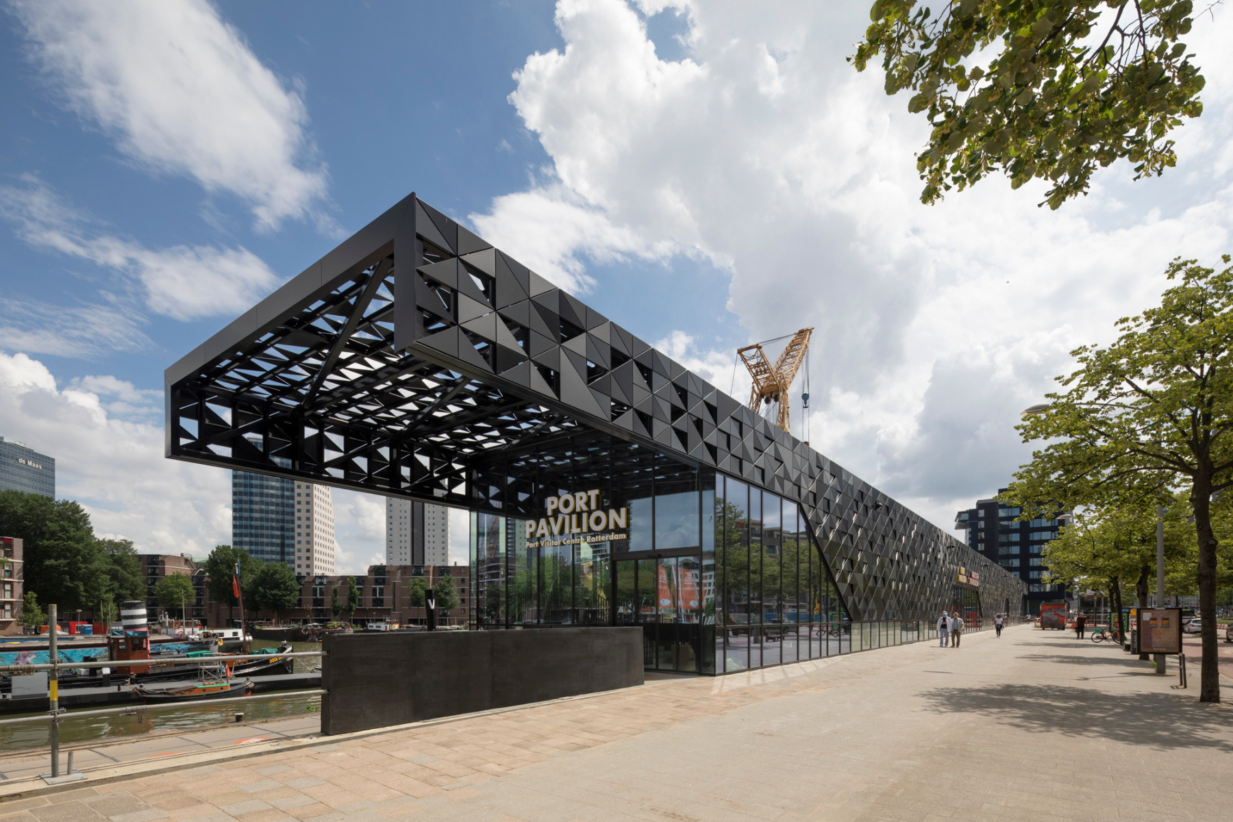 Pavillon am Hafen Rotterdam von Moederscheim Moonen