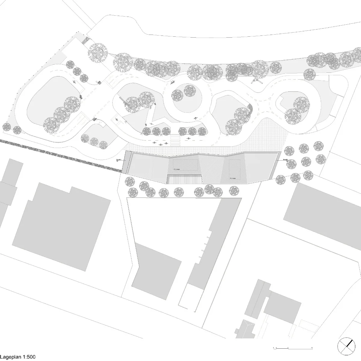 Lageplan, Grafik