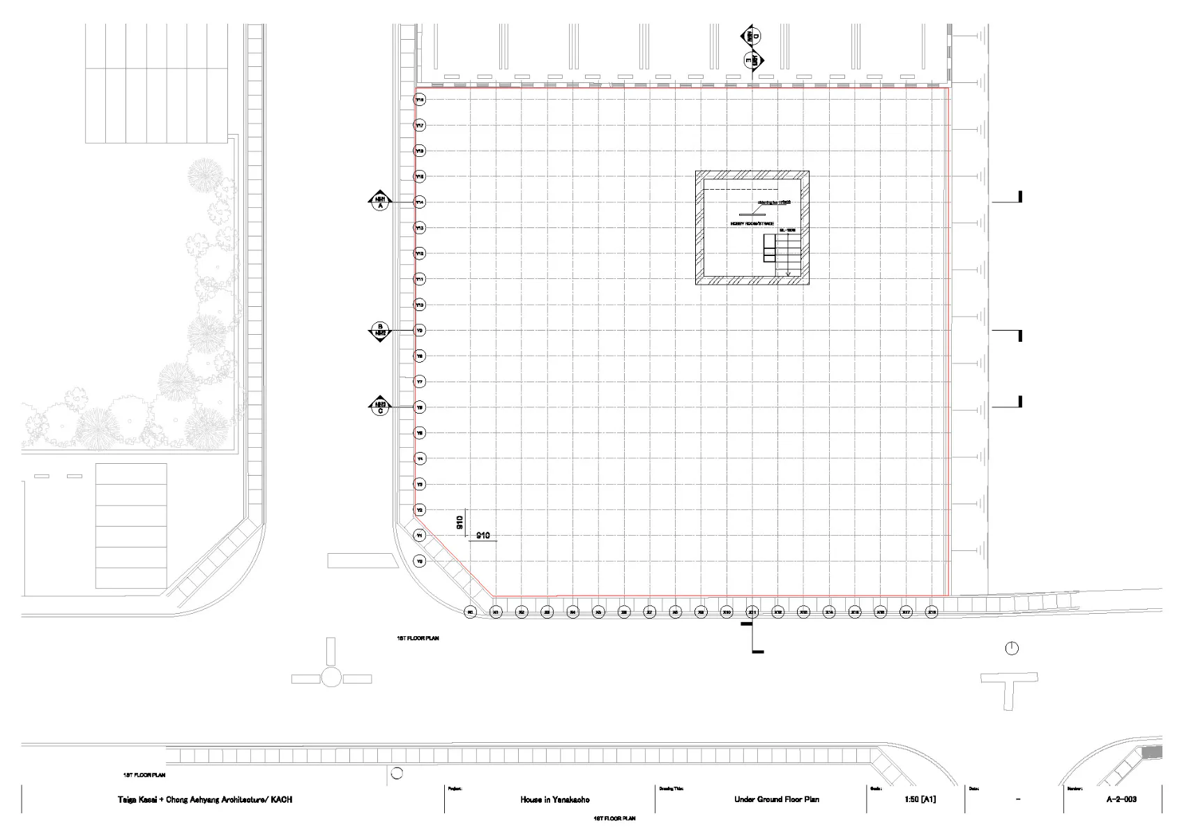 Grundriss UG, Grafik