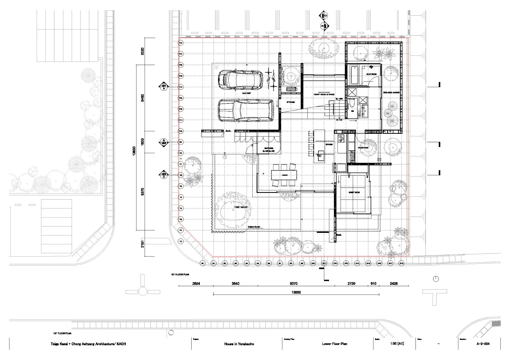 Grundriss EG, Grafik