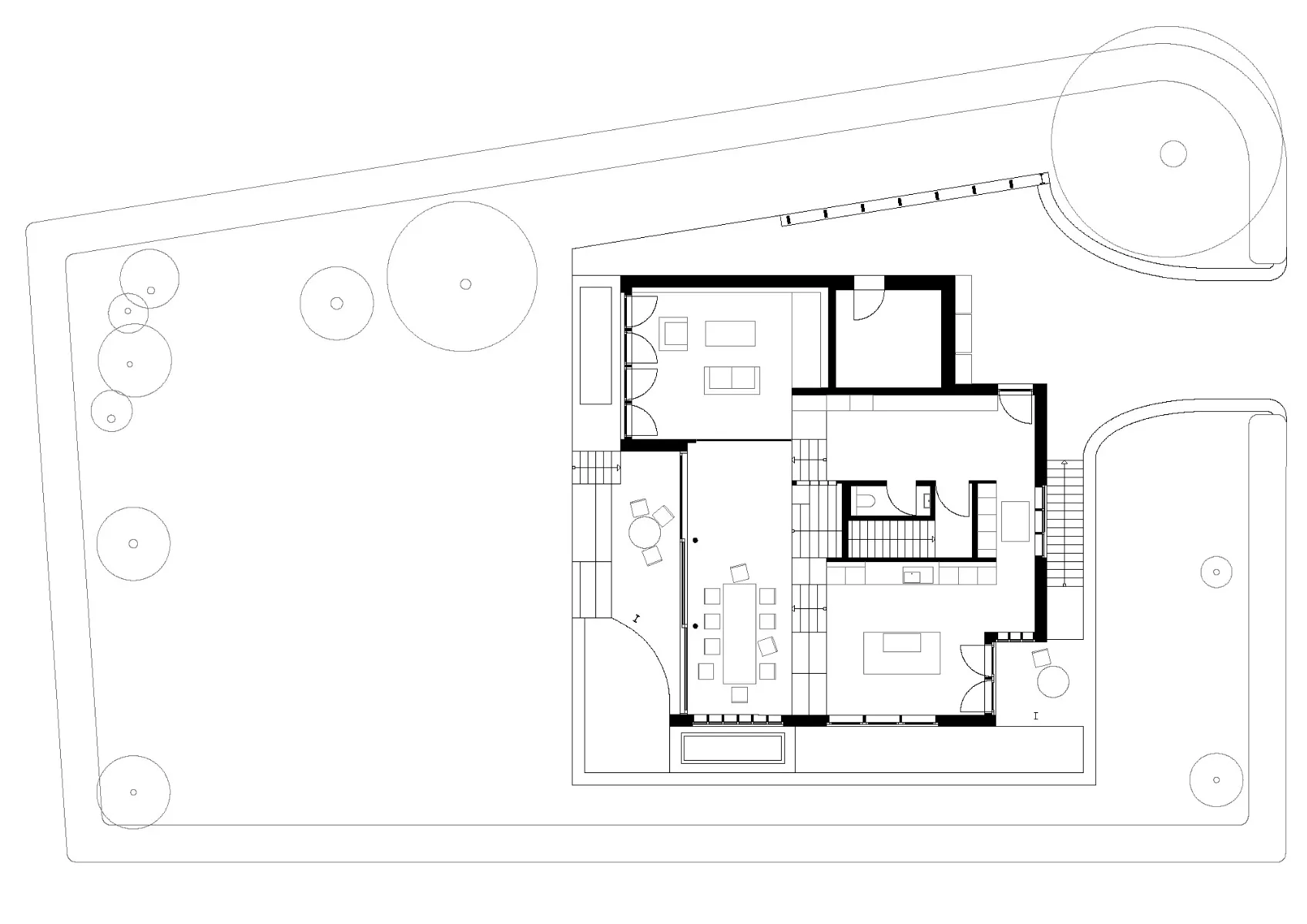 Grundriss EG, Grafik