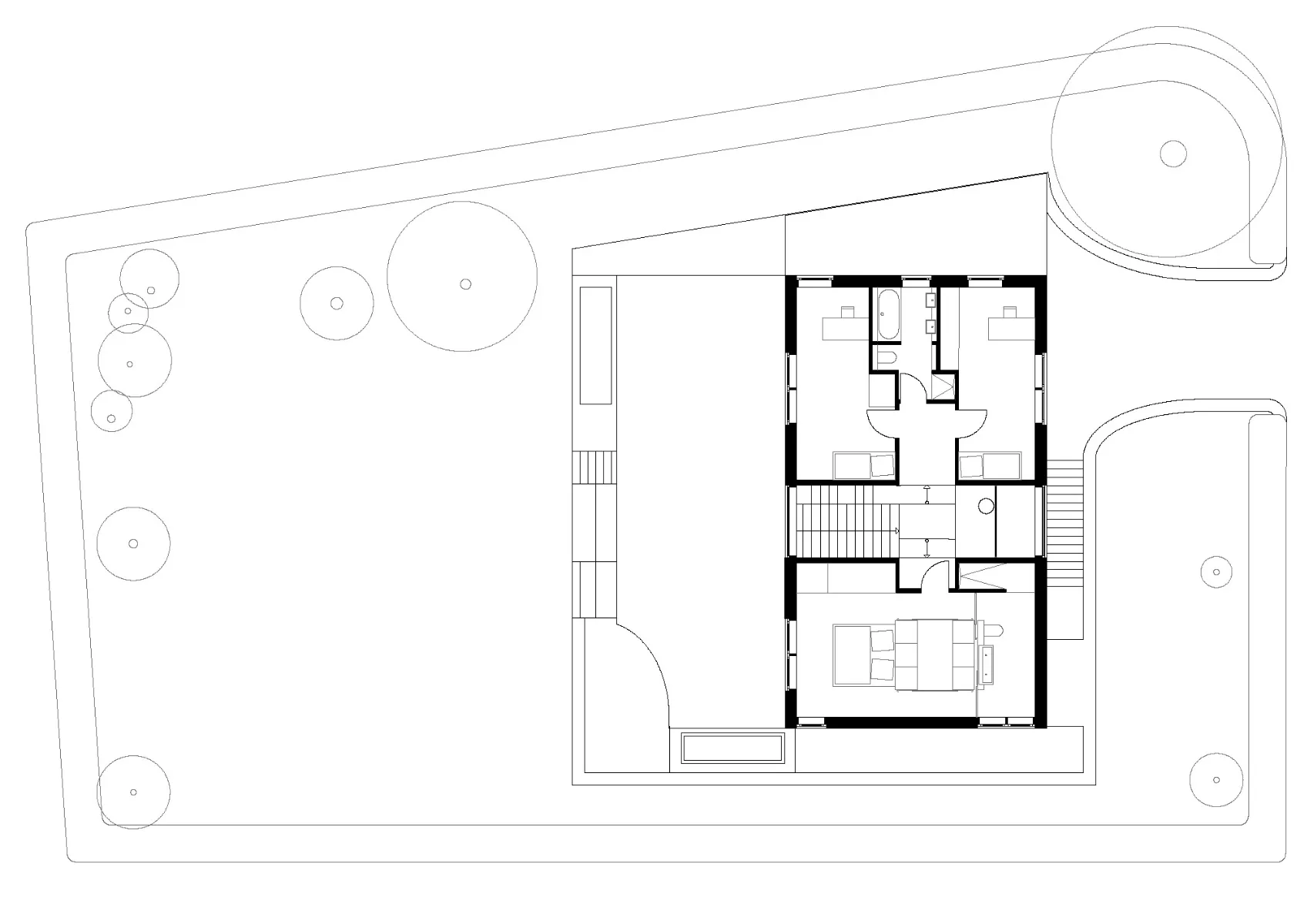 Grundriss OG, Grafik