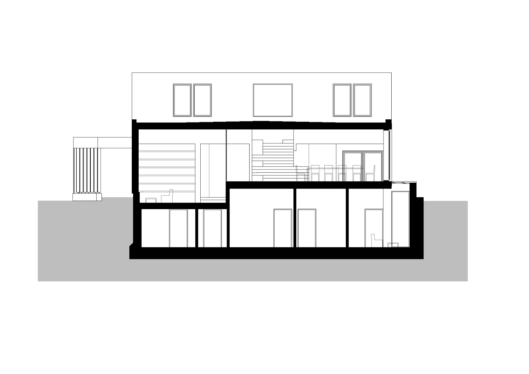 Längsschnitt, Grafik