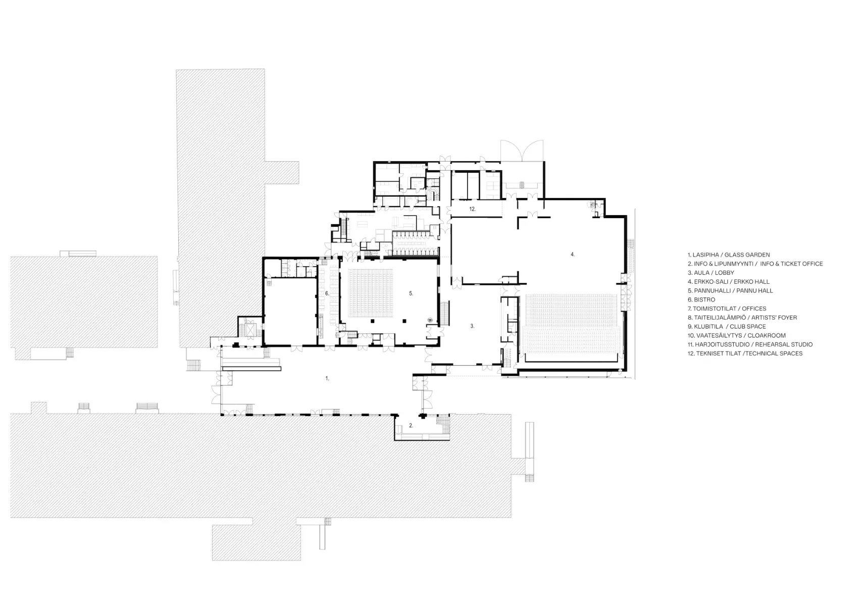 Grundriss EG, Grafik
