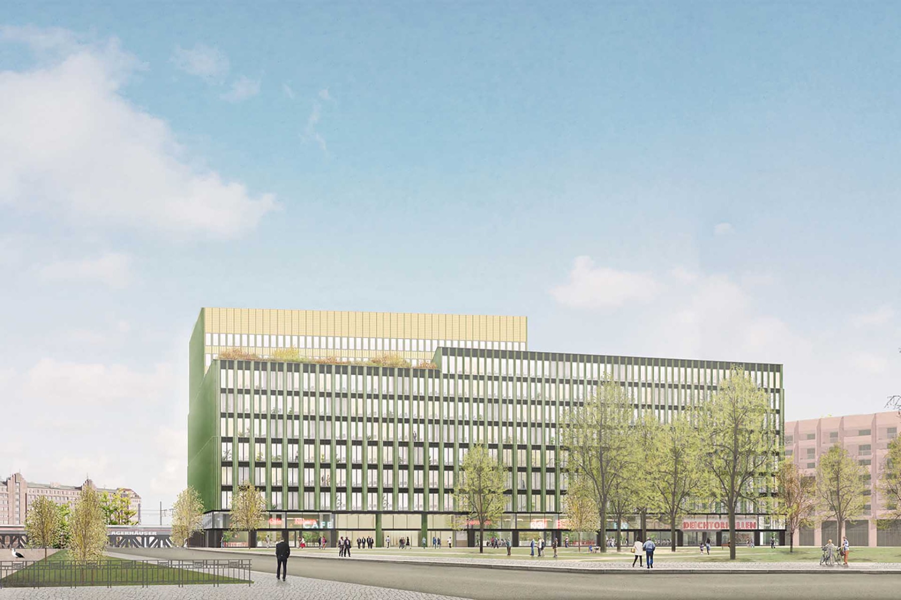 Bürogebäude am Lohsepark, Visualisierung