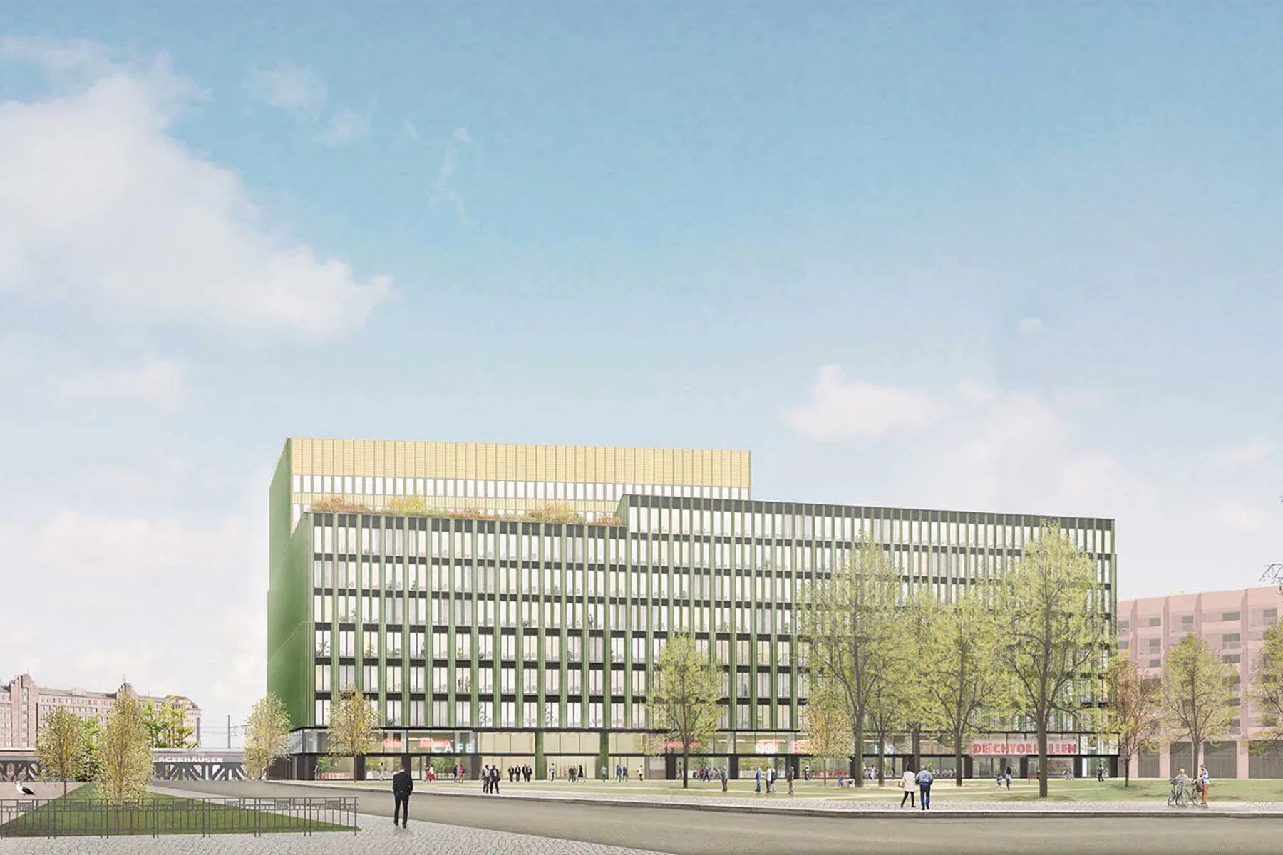 Bürogebäude am Lohsepark, Visualisierung