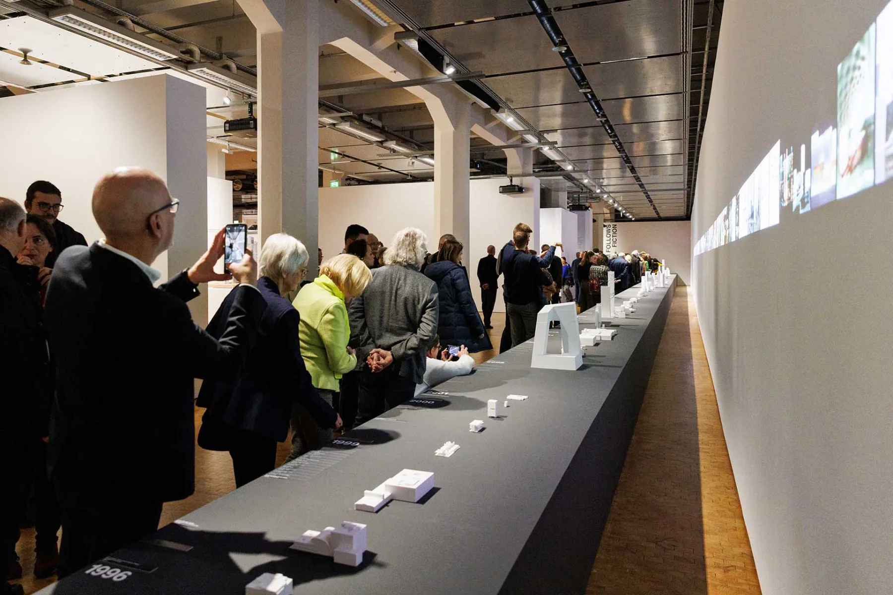 Ausstellungsansicht Ole Scheeren: Spaces of life im ZKM | Zentrum für Kunst und Medien Karlsruhe, 2022.