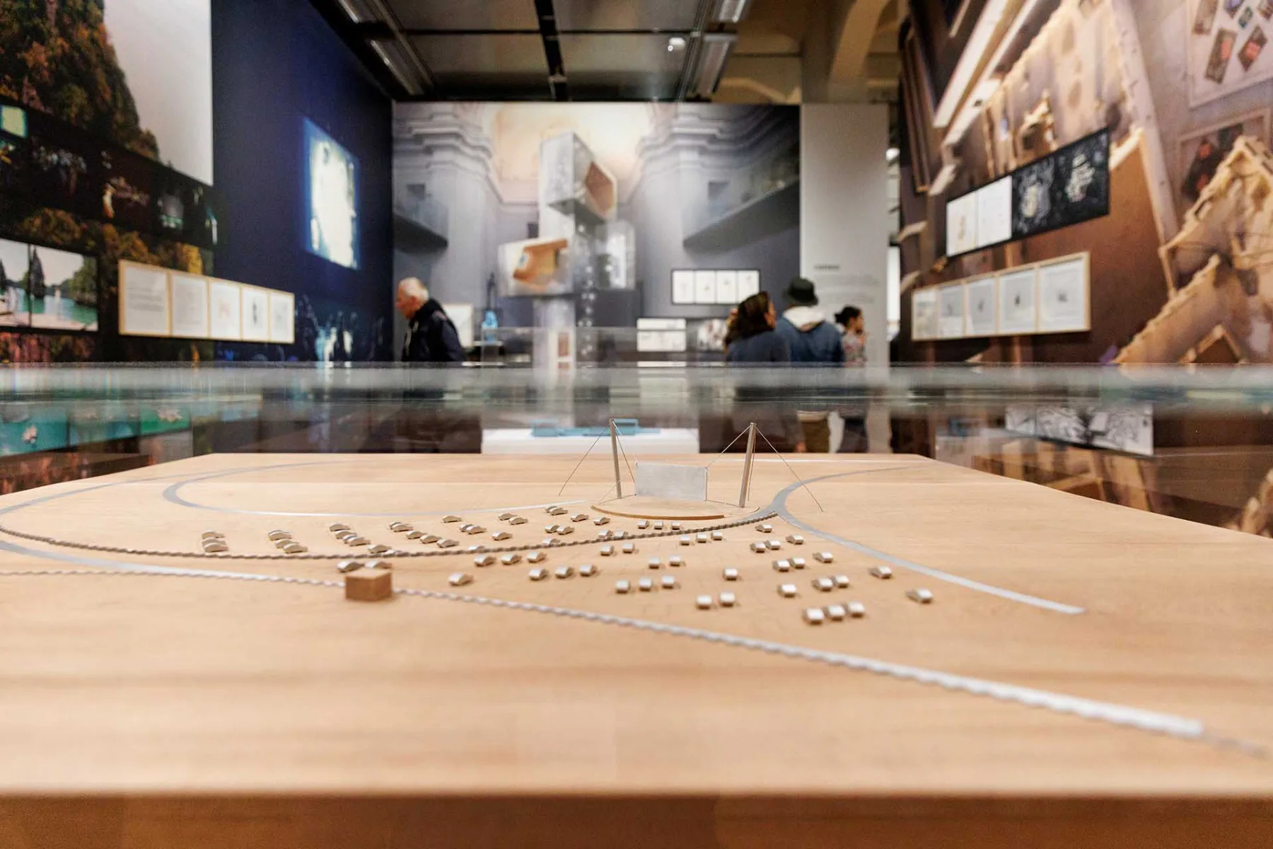 Ausstellungsansicht Ole Scheeren: Spaces of life im ZKM | Zentrum für Kunst und Medien Karlsruhe, 2022.
