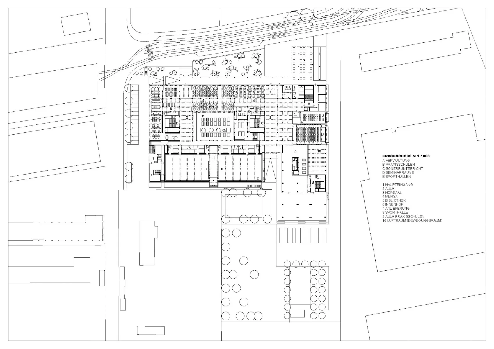 Grundriss EG, Grafik