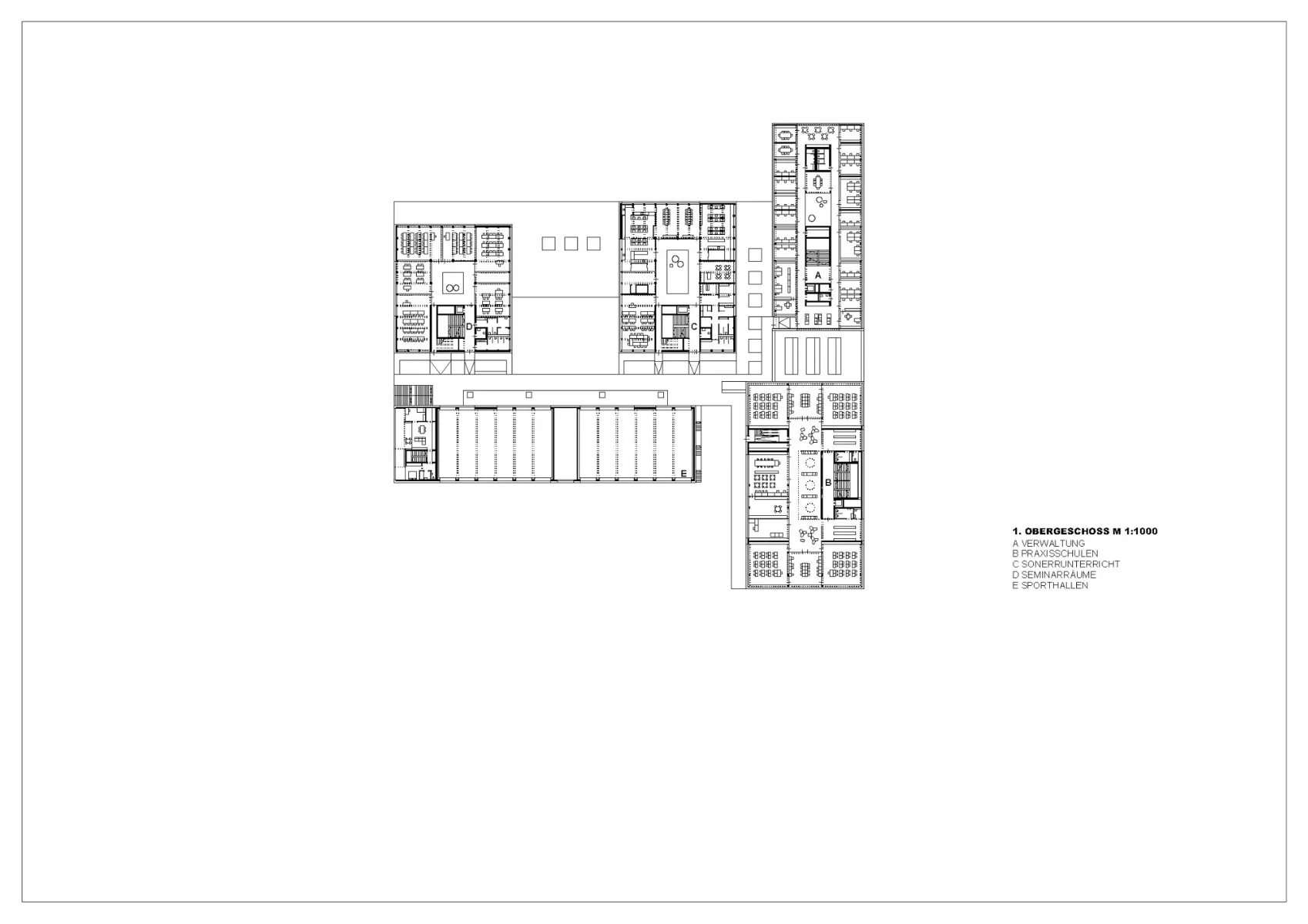Grundriss 1. OG, Grafik