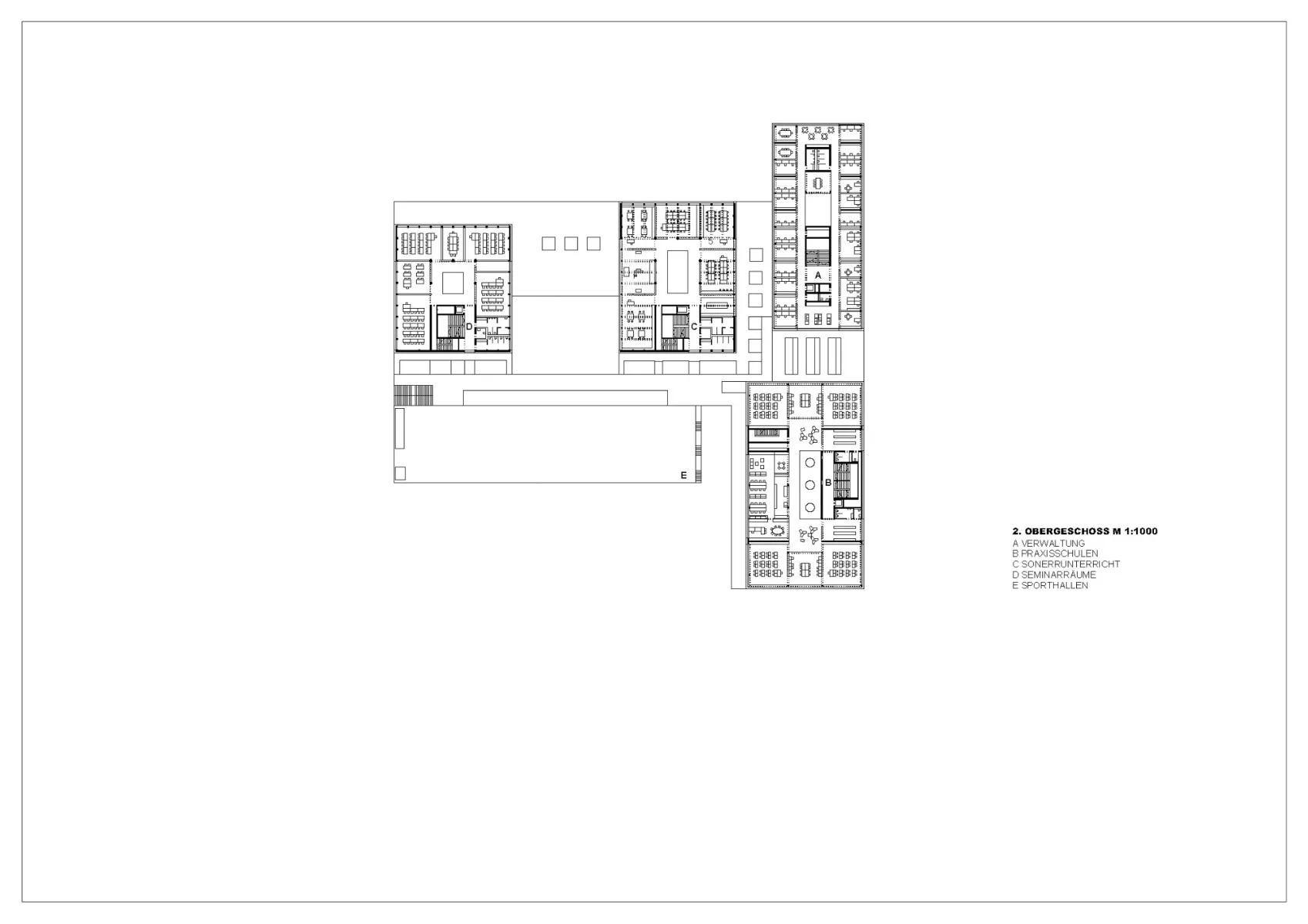 Grundriss 2. OG, Grafik
