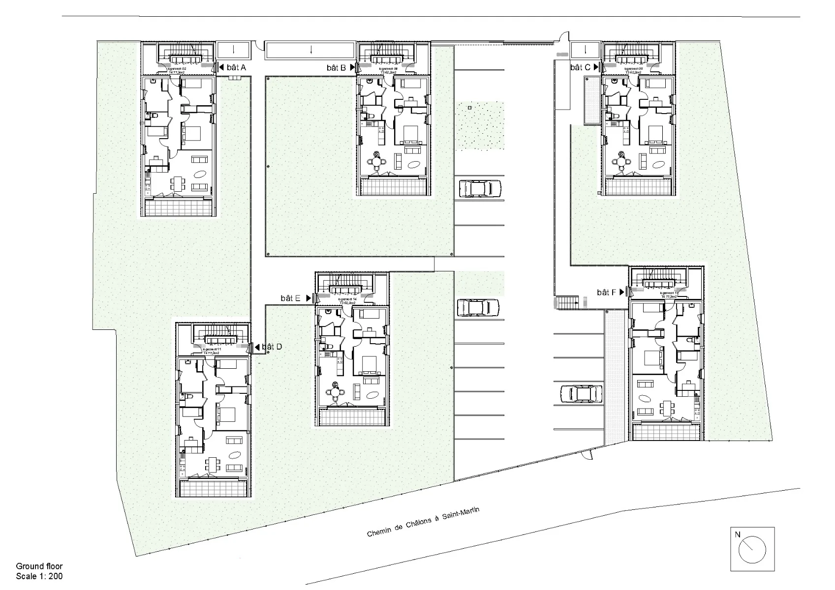 Grundriss EG, Grafik