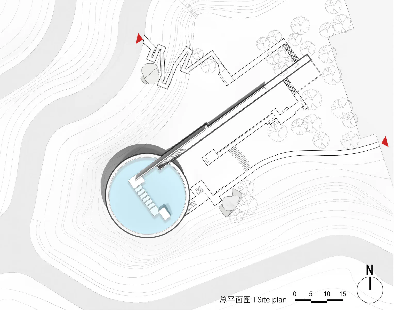Lageplan, Grafik