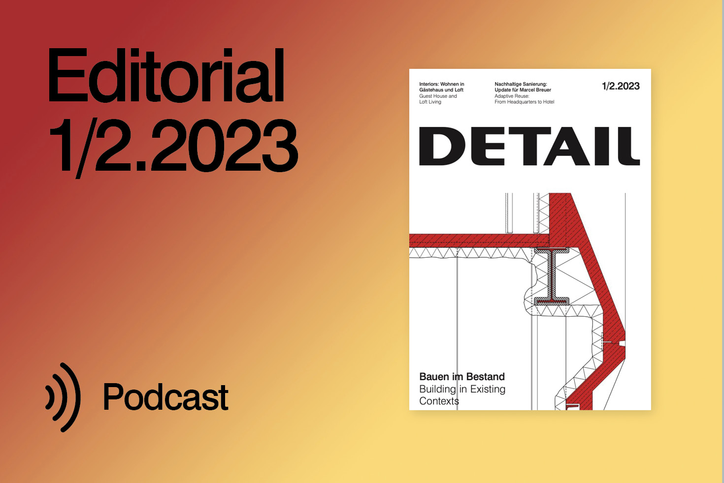 Bestandsaufnahme - Editorial Detail 1/2.2023