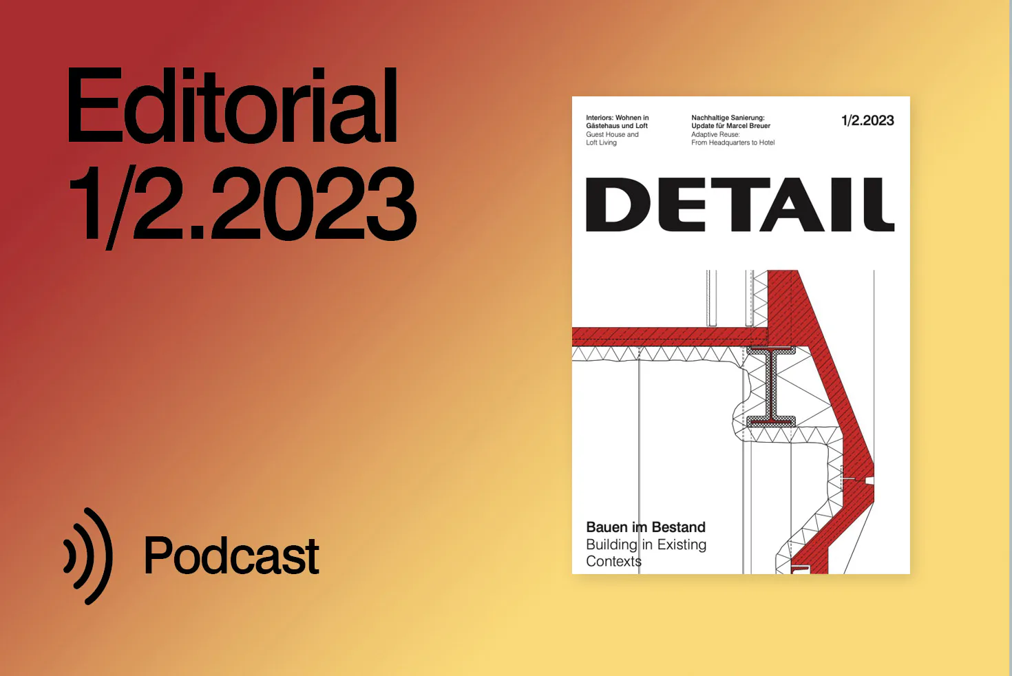Bestandsaufnahme - Editorial Detail 1/2.2023