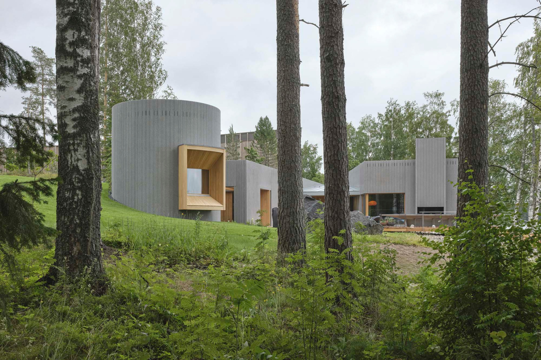 Kunstsauna in Finnland von Mendoza Partida und Bax Studio