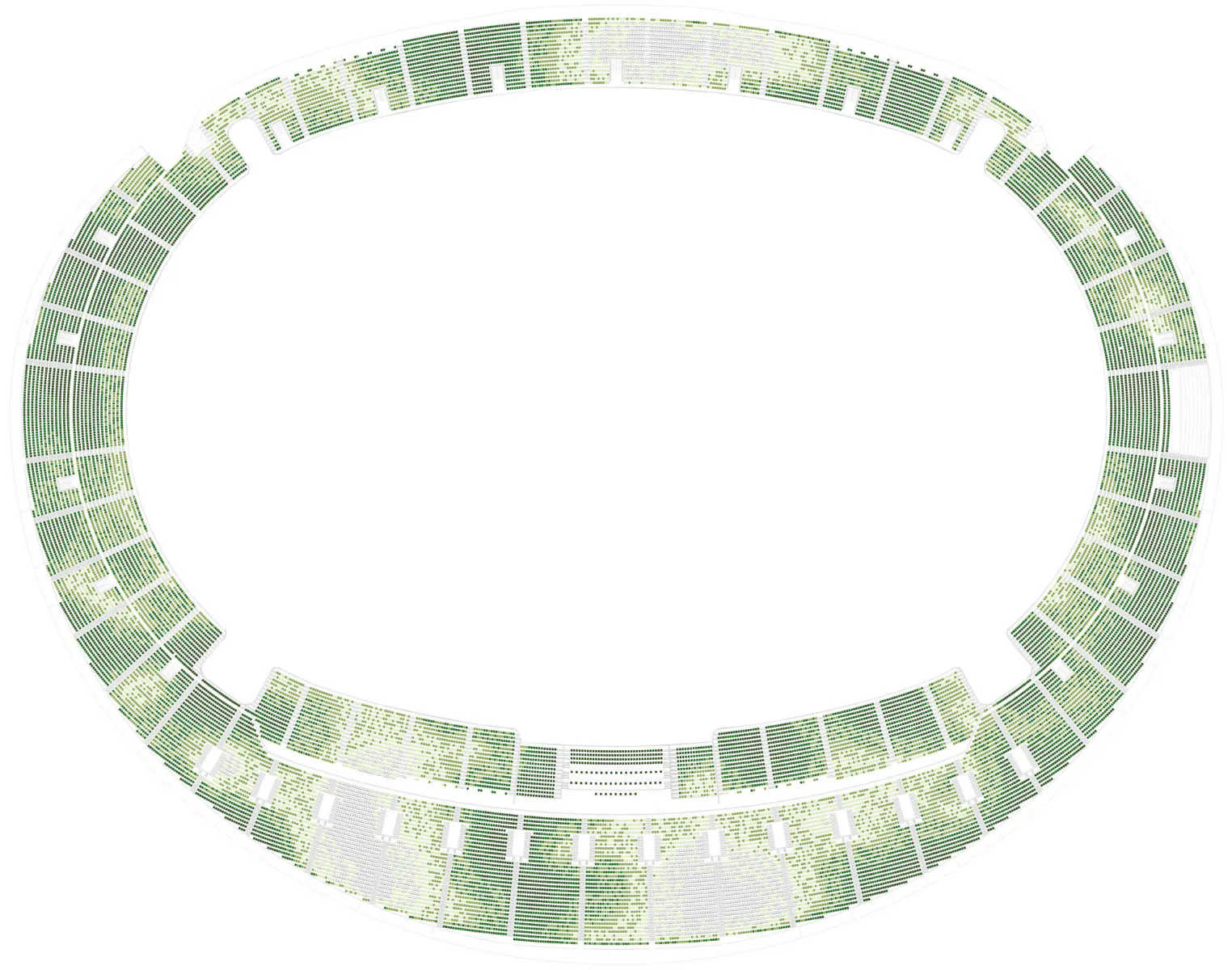Sitzplan, Grafik