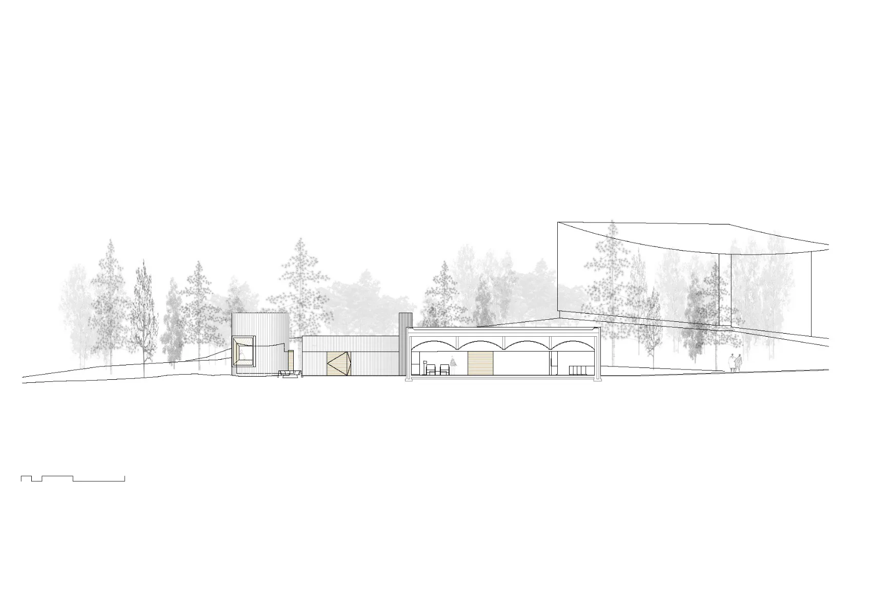 Längsschnitt, Grafik