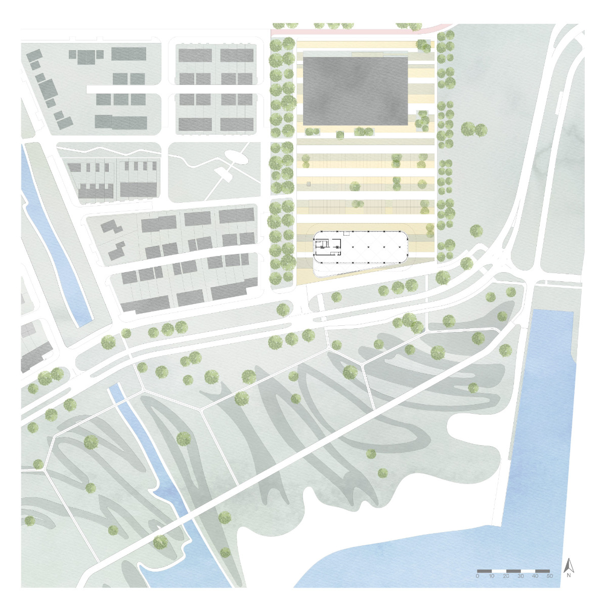 Lageplan, Grafik