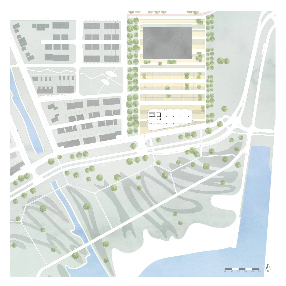 Lageplan, Grafik