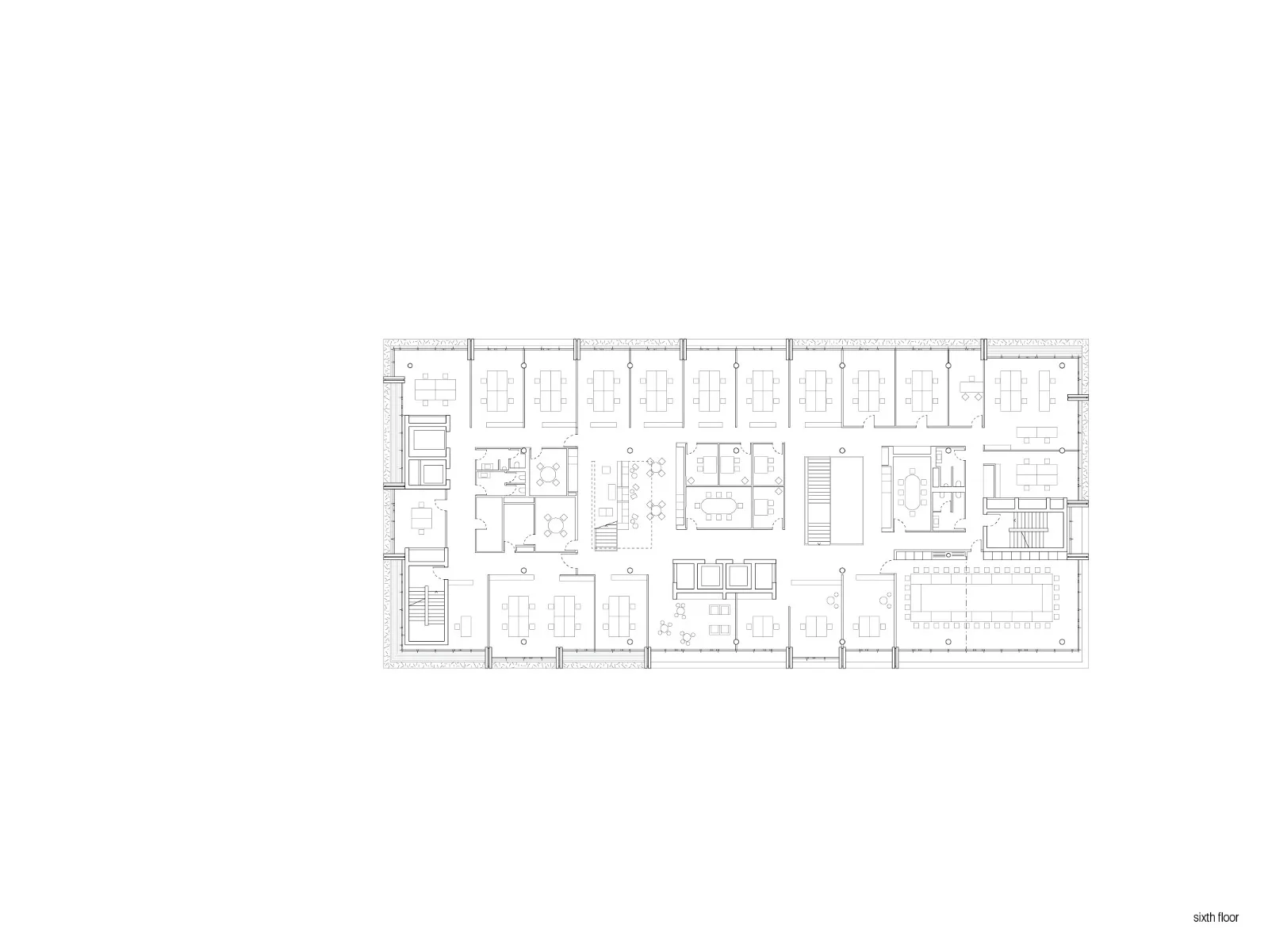 Grundriss 6. OG, Grafik