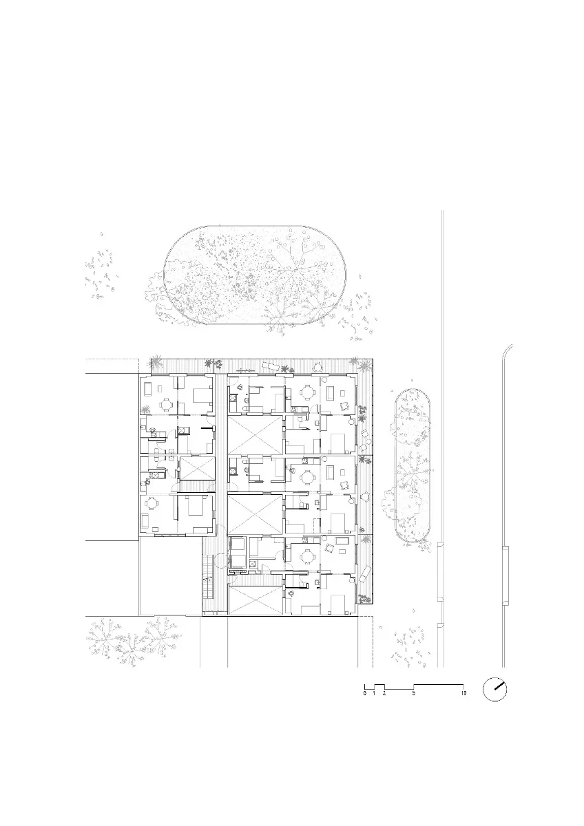 Grundriss 2. OG, Grafik