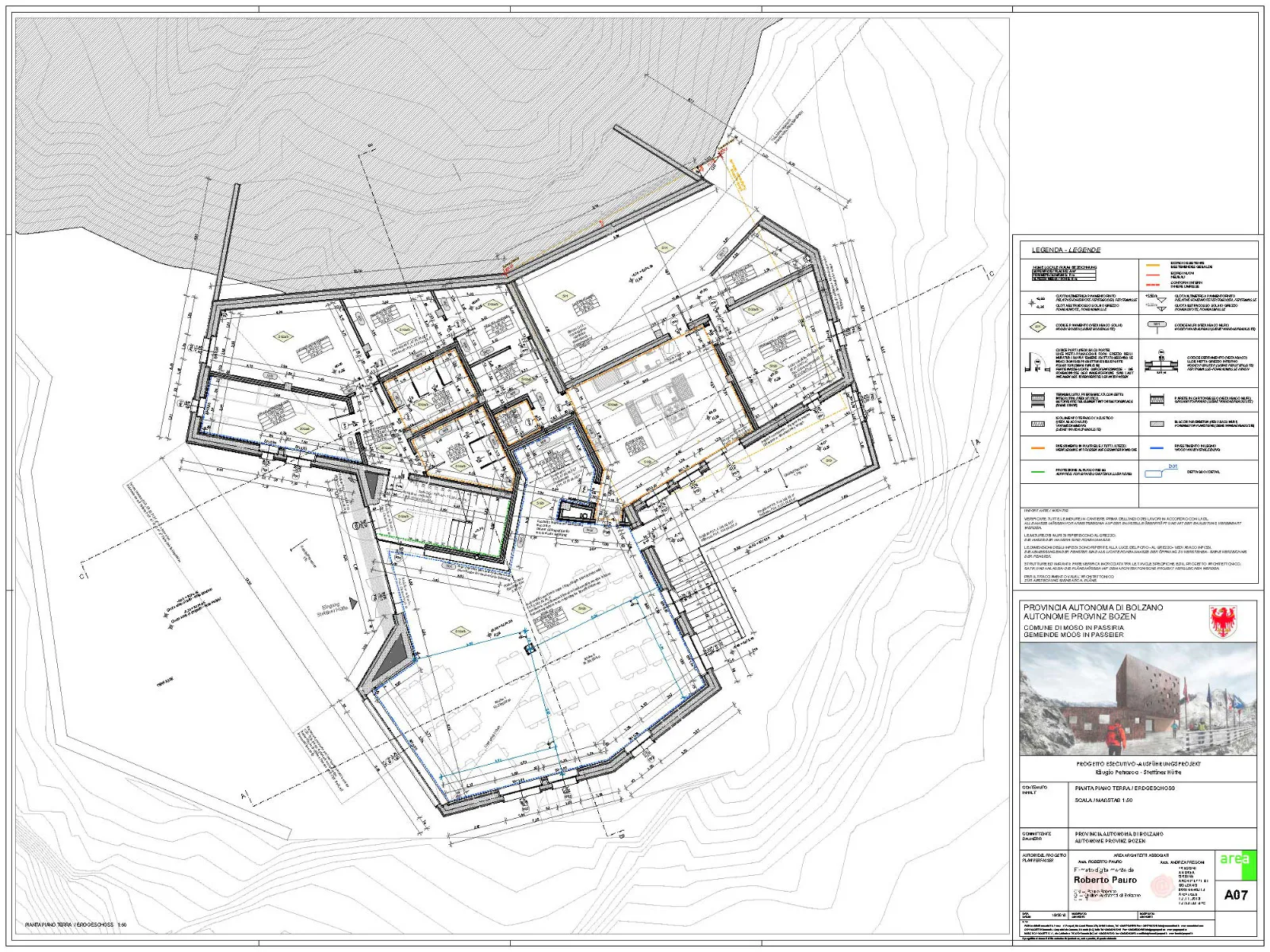 Grundriss EG, Grafik