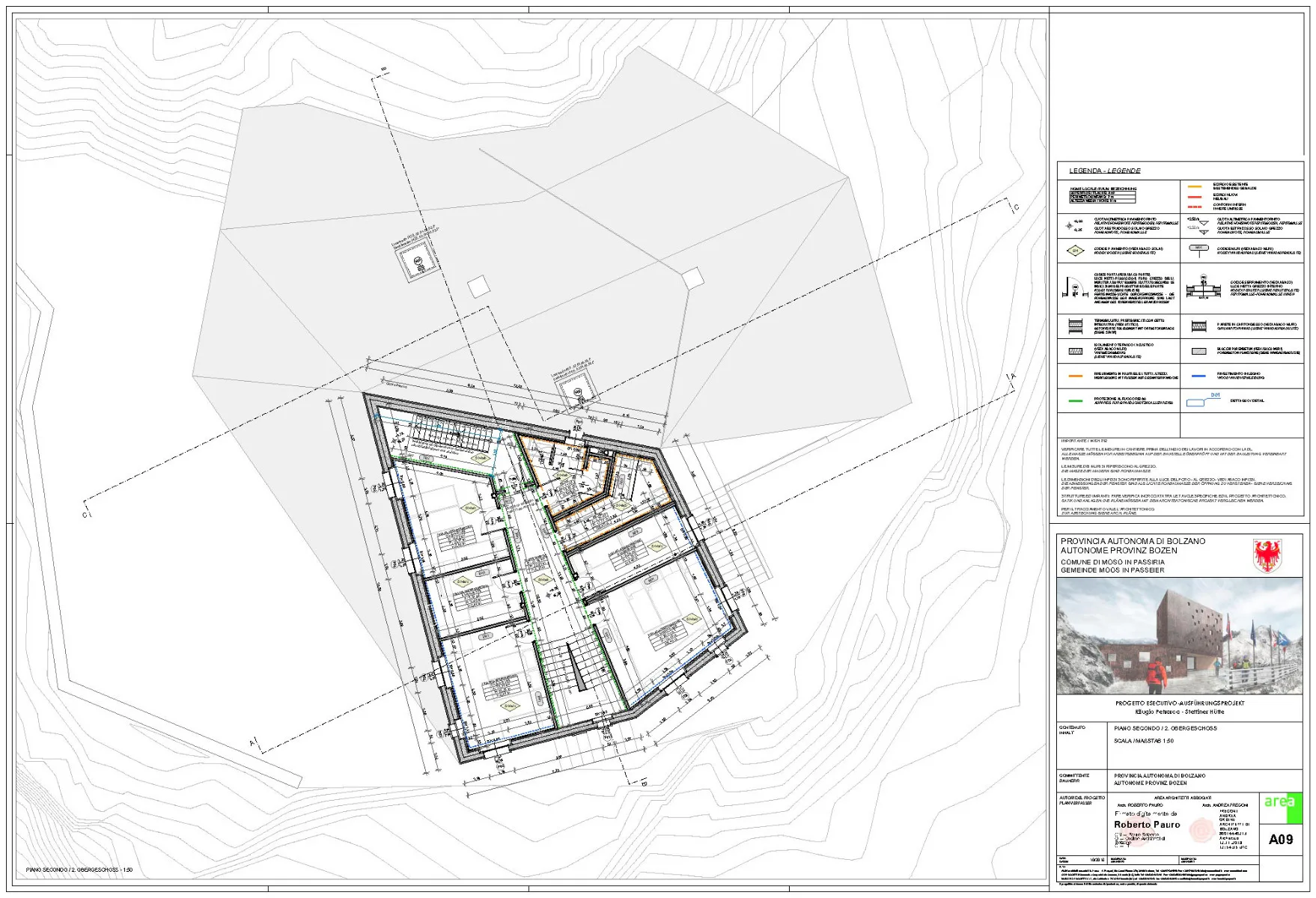 Grundriss 2. OG, Grafik