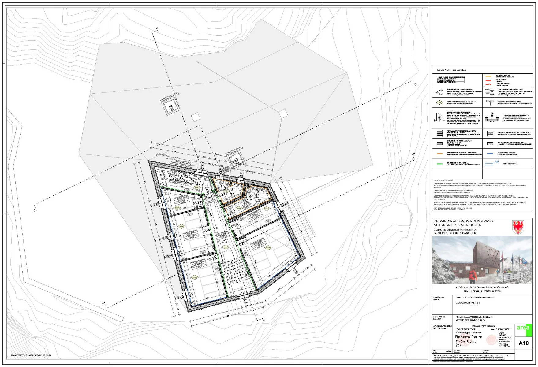 Grundriss 3. OG, Grafik