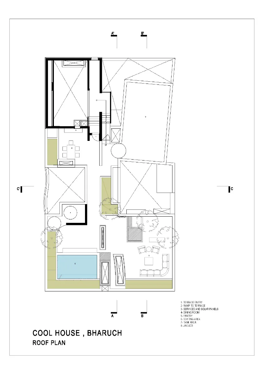 Grundriss Dachgeschoss, Grafik