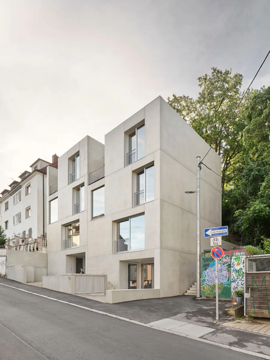 Modulierbares Doppelhaus in Stuttgart