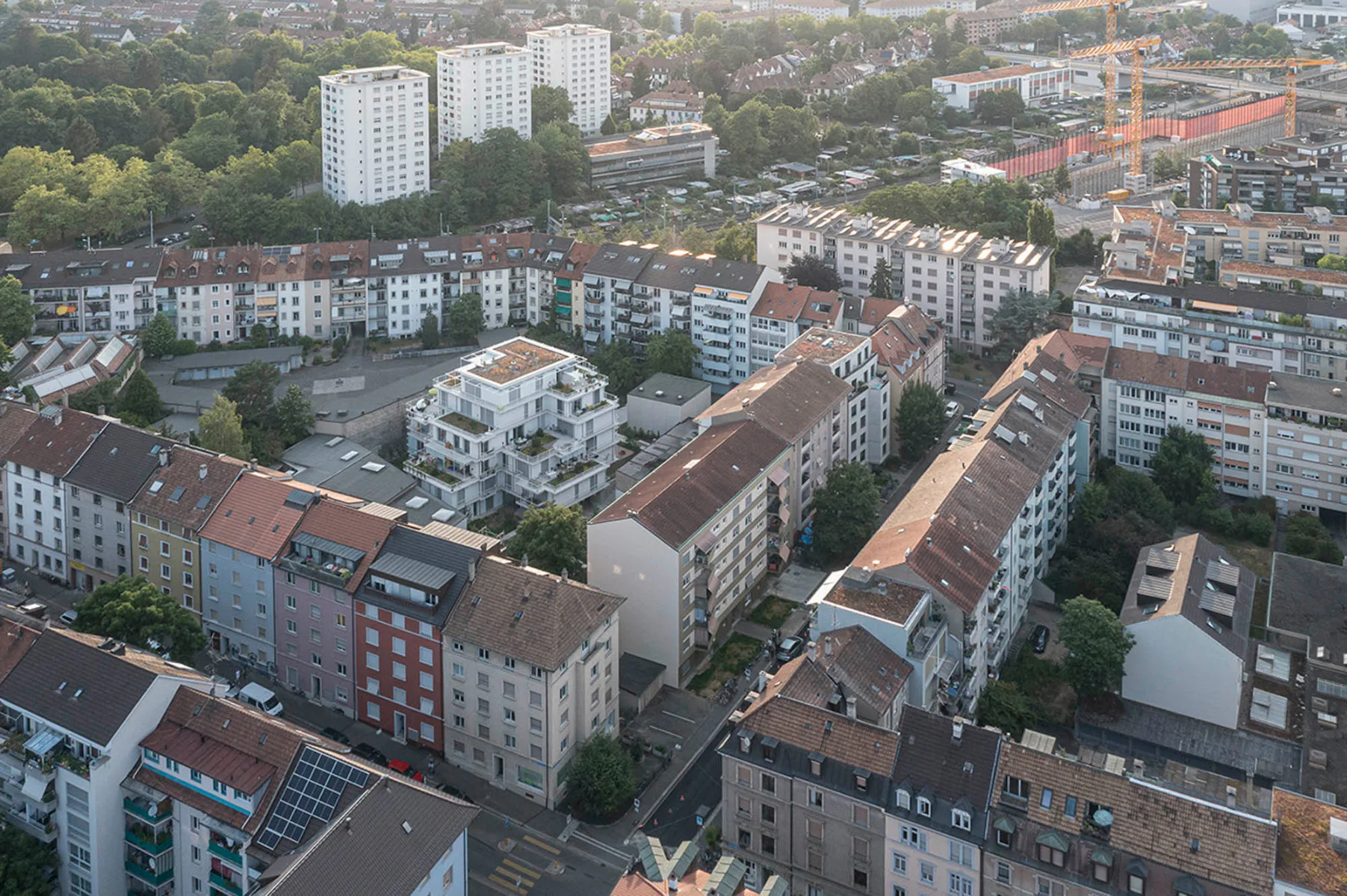Nachverdichtung in Basel: Terrassenhaus Landskronhof