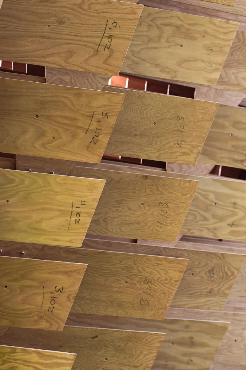 Entscheidend war die genaue Reihenfolge beim Zusammenbau der Holzverbindungen.