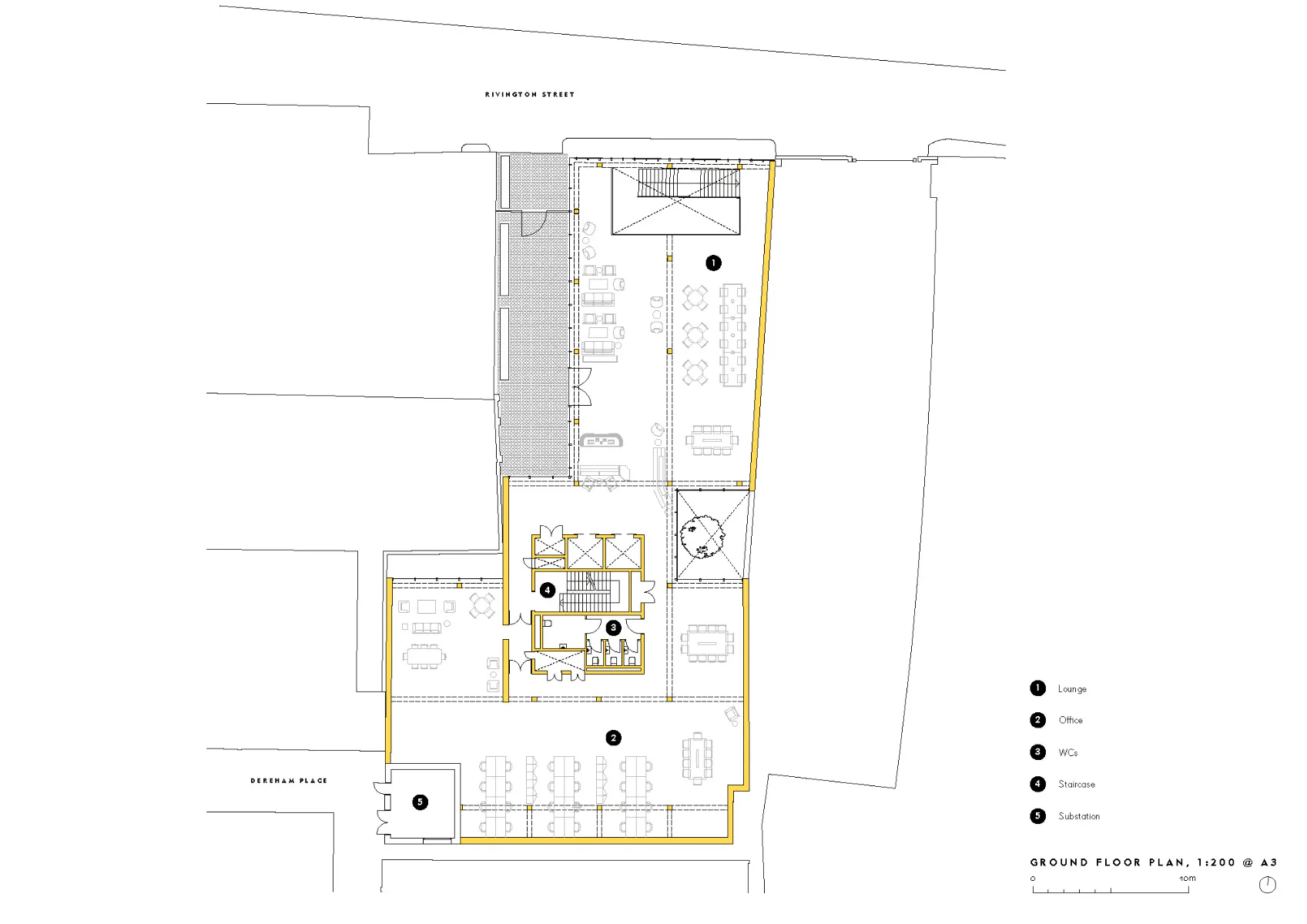 Grundriss EG, Grafik
