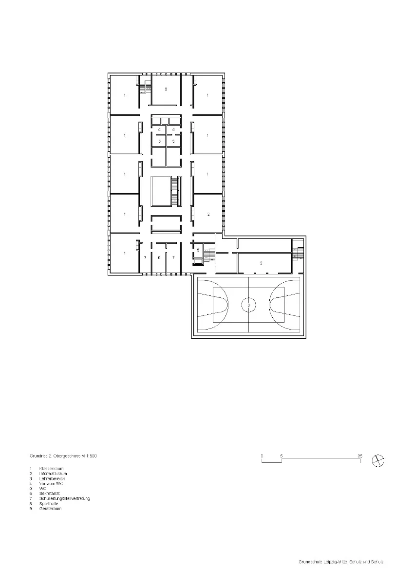 Grundriss zweites Obergeschoss