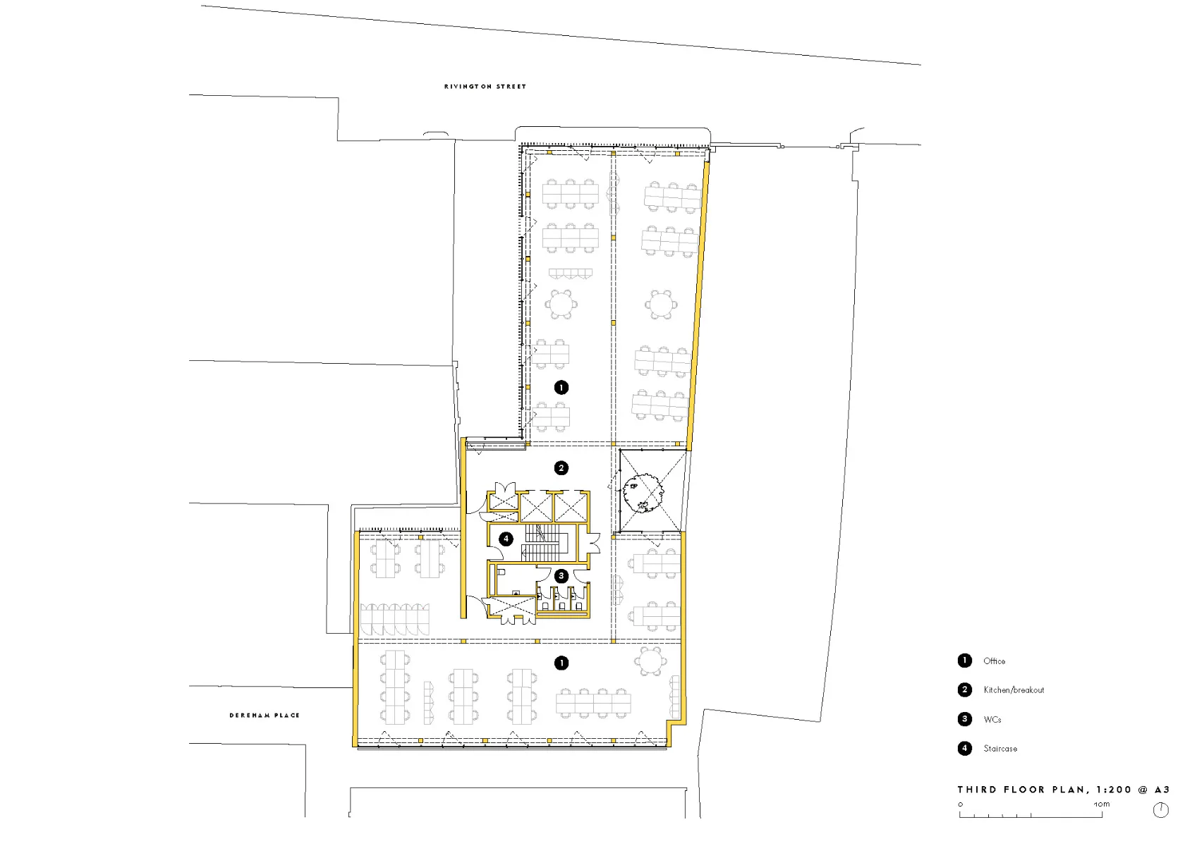 Grundriss 3. OG, Grafik