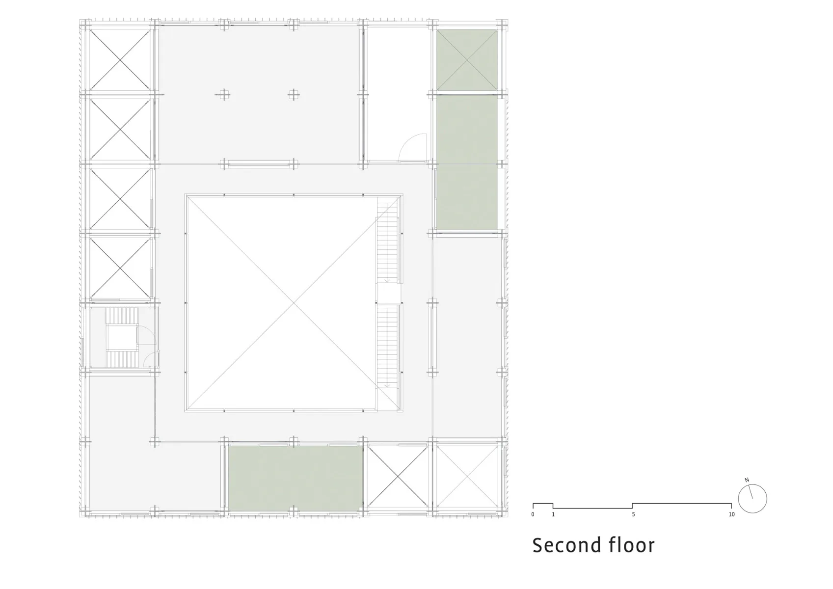 Grundriss 2. OG, Grafik