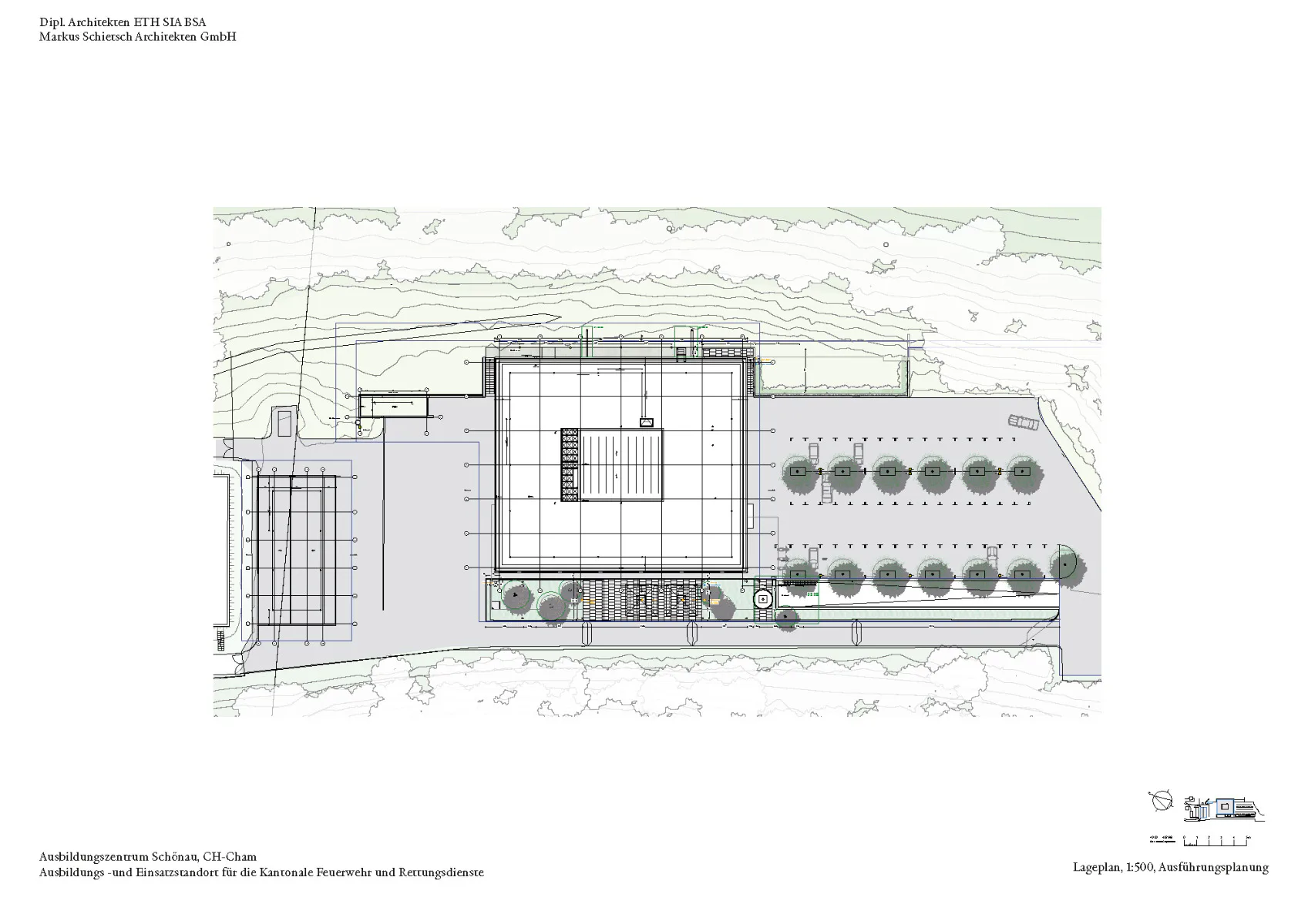 Lageplan, Grafik