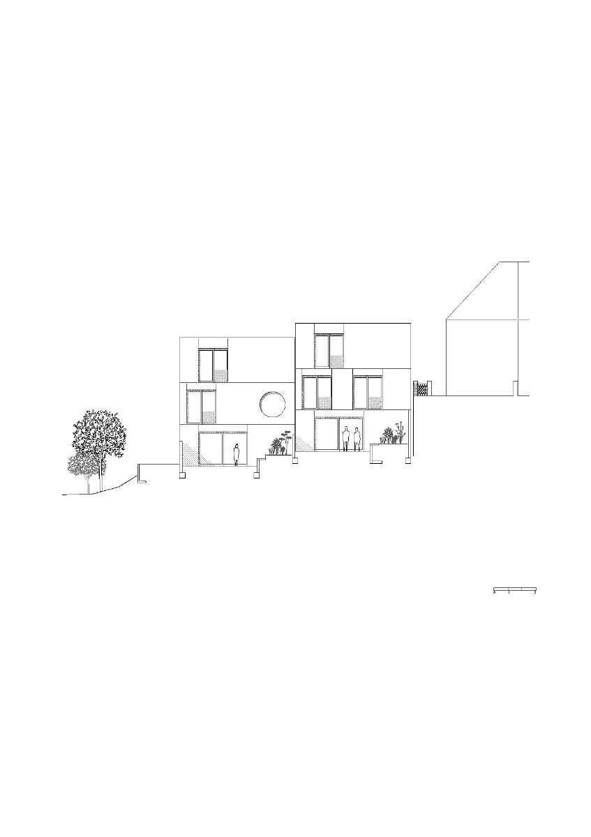 Ansicht Südwest, Grafik