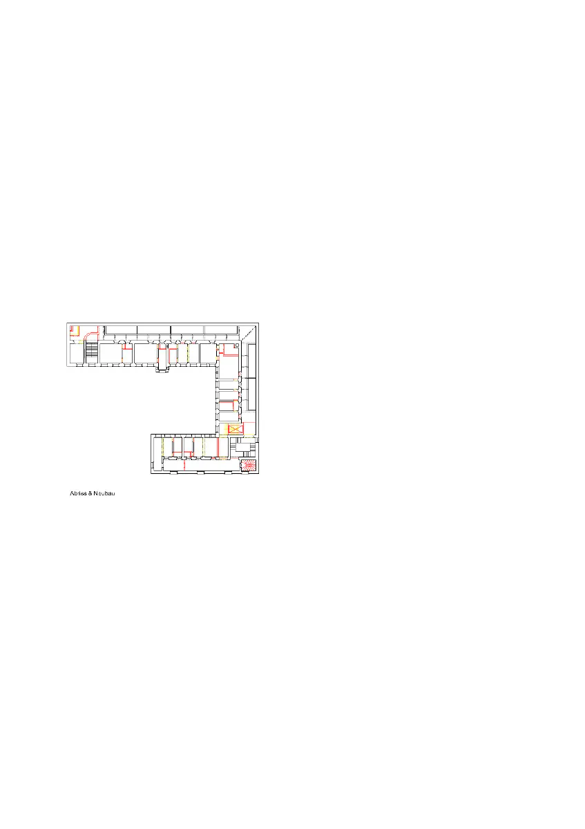 Grundriss Umbau, Grafik