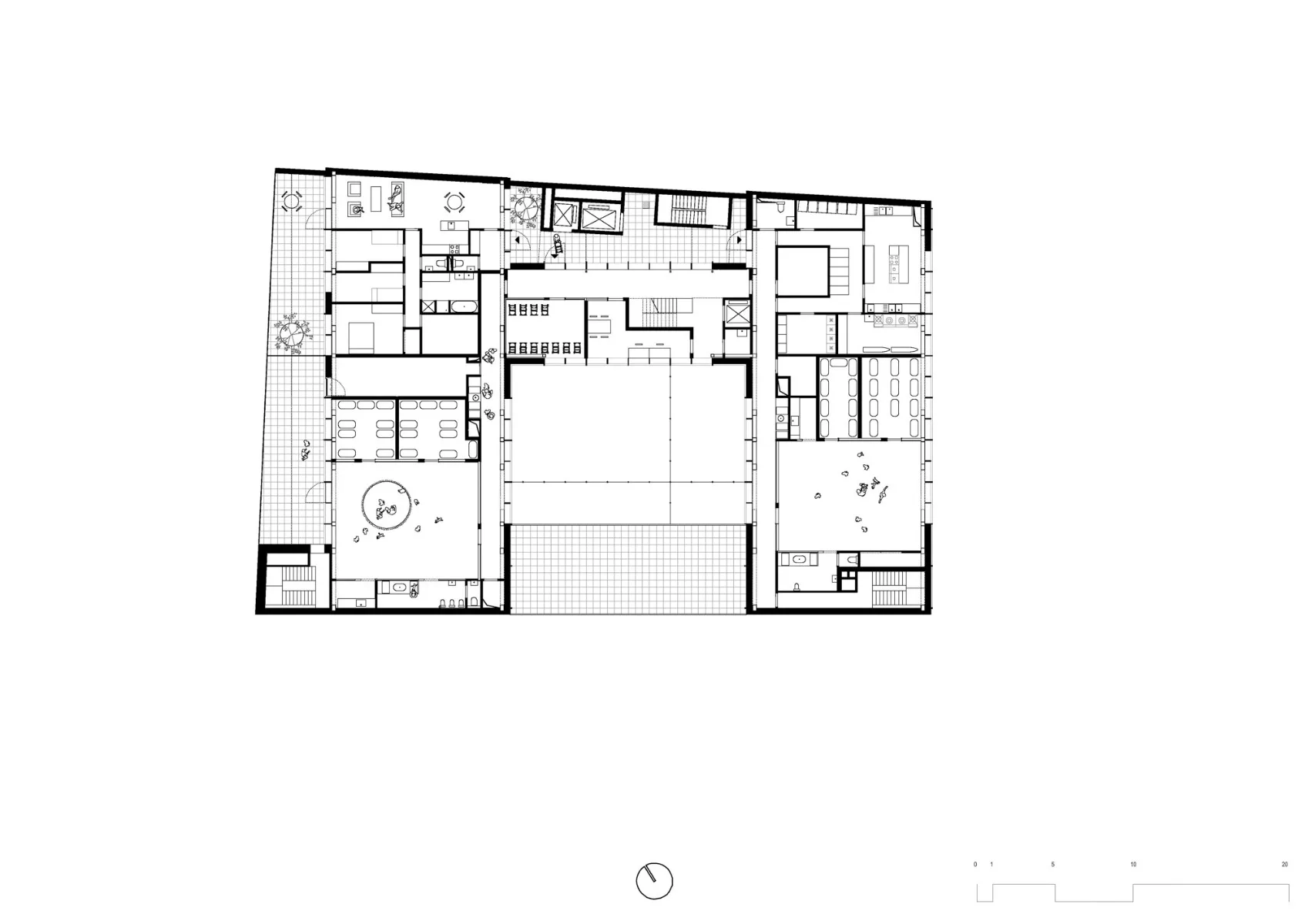 Grundriss zweites Obergeschoss, Grafik