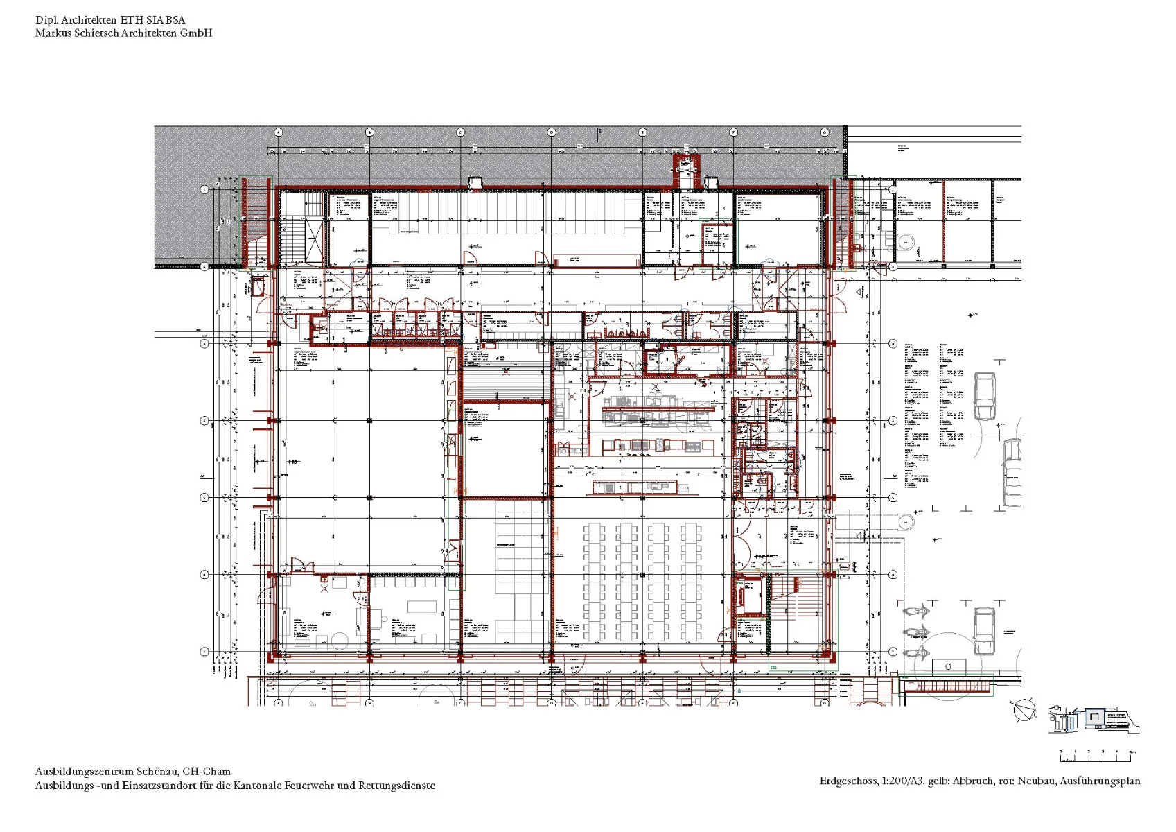 Grundriss EG, Grafik