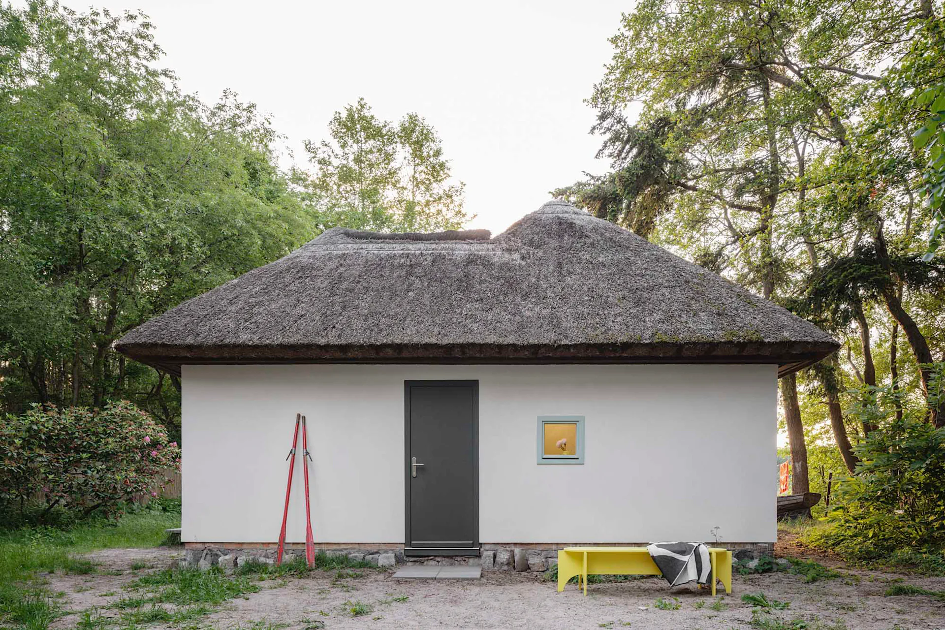 Ferienhaus mit Reetdach